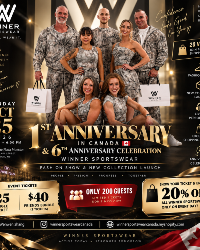 Winner Sportswear Anniversary Fashion Show - Admission Ticket