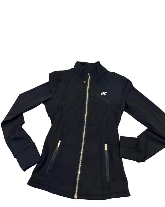 Longer Gold zipper jacket